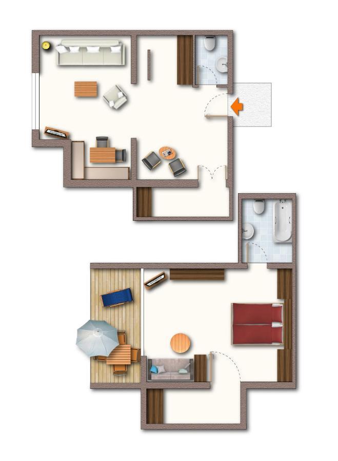Ferienwohnungen Baeckenhaus ชตุมม์ ภายนอก รูปภาพ